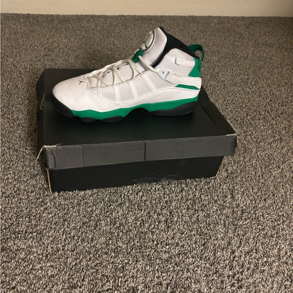 Mens 10.5 Jordan 6 rings lucky green like new - Picture 3 of 4